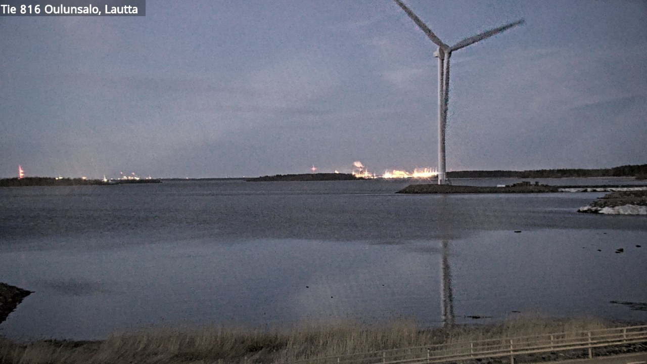 Weather Camera Image Väg 816 Uleåsalo, Oulu, Pohjois-Pohjanmaa