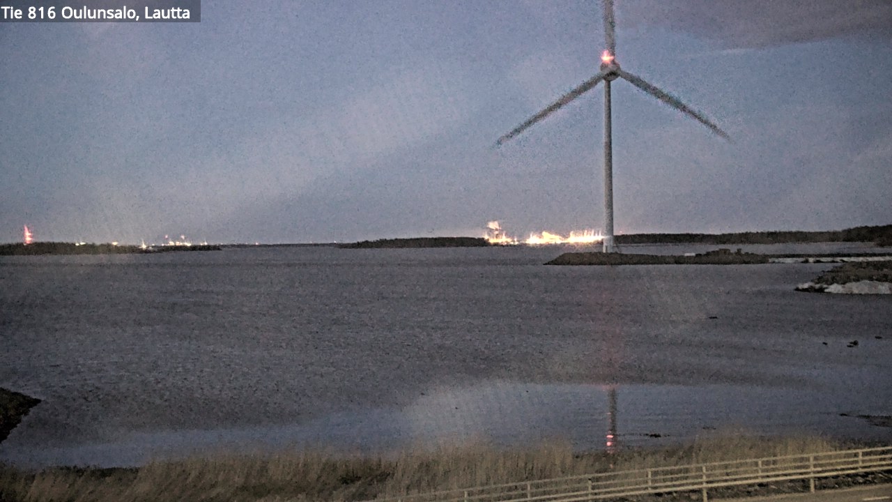 Weather Camera Image Väg 816 Uleåsalo, Oulu, Pohjois-Pohjanmaa