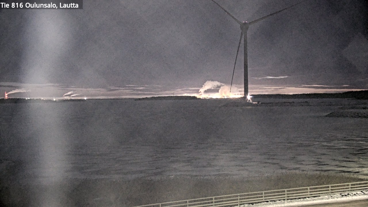 Weather Camera Image Road 816 Oulunsalo, Oulu, Pohjois-Pohjanmaa