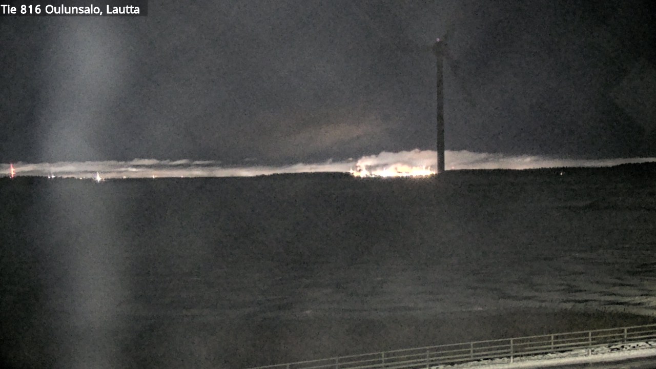 Weather Camera Image Road 816 Oulunsalo, Oulu, Pohjois-Pohjanmaa