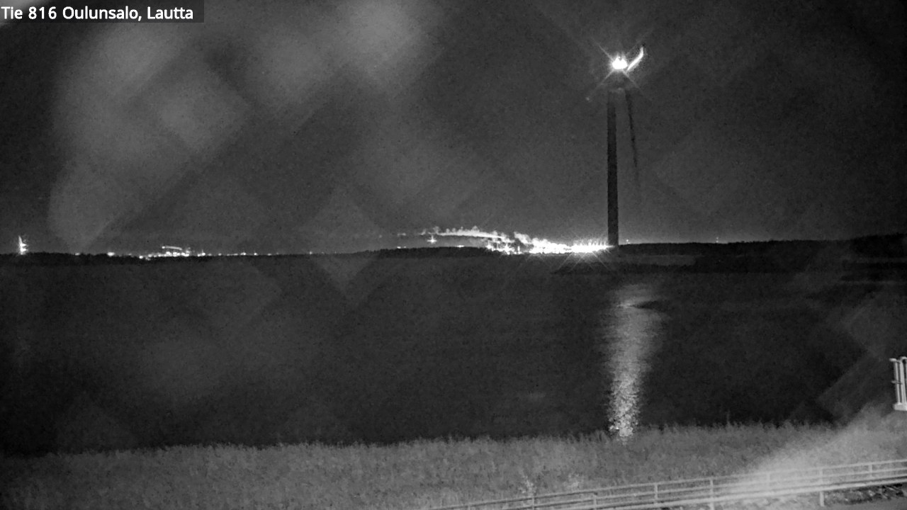 Weather Camera Image Väg 816 Uleåsalo, Oulu, Pohjois-Pohjanmaa