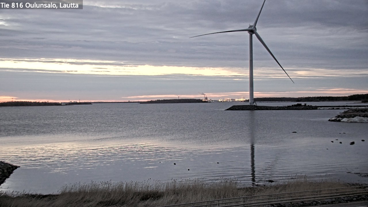 Weather Camera Image Väg 816 Uleåsalo, Oulu, Pohjois-Pohjanmaa