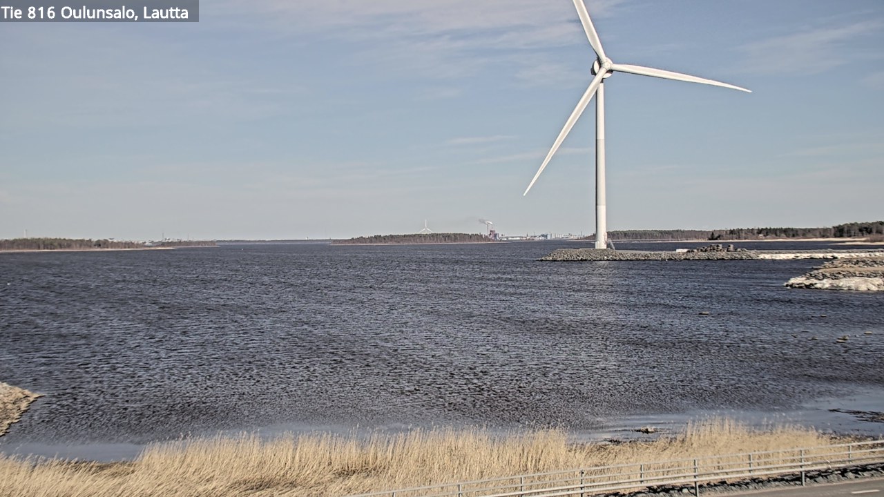 Weather Camera Image Väg 816 Uleåsalo, Oulu, Pohjois-Pohjanmaa
