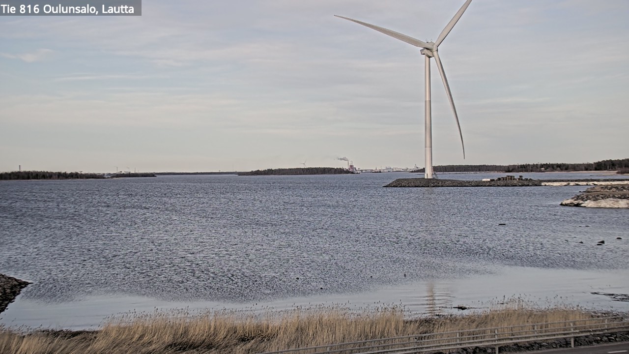 Weather Camera Image Väg 816 Uleåsalo, Oulu, Pohjois-Pohjanmaa