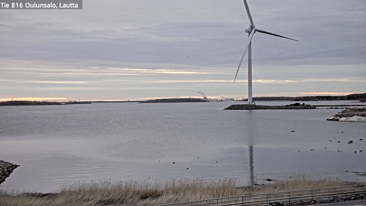 Weather Camera Image Väg 816 Uleåsalo, Oulu, Pohjois-Pohjanmaa