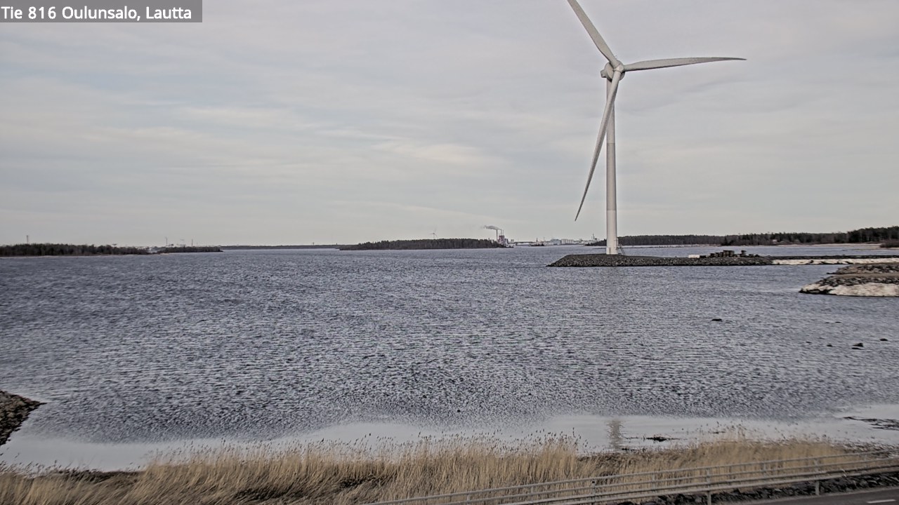 Weather Camera Image Väg 816 Uleåsalo, Oulu, Pohjois-Pohjanmaa