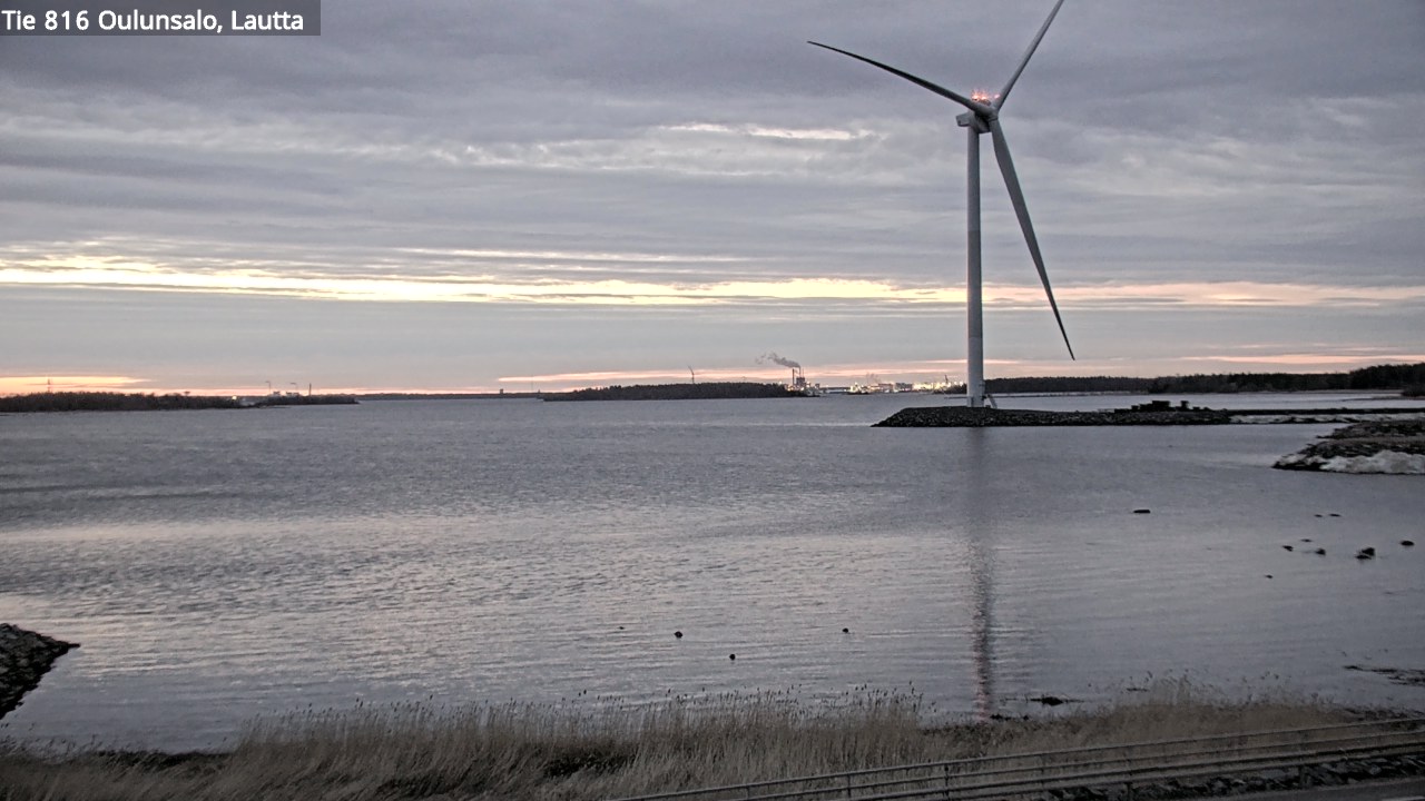 Weather Camera Image Väg 816 Uleåsalo, Oulu, Pohjois-Pohjanmaa