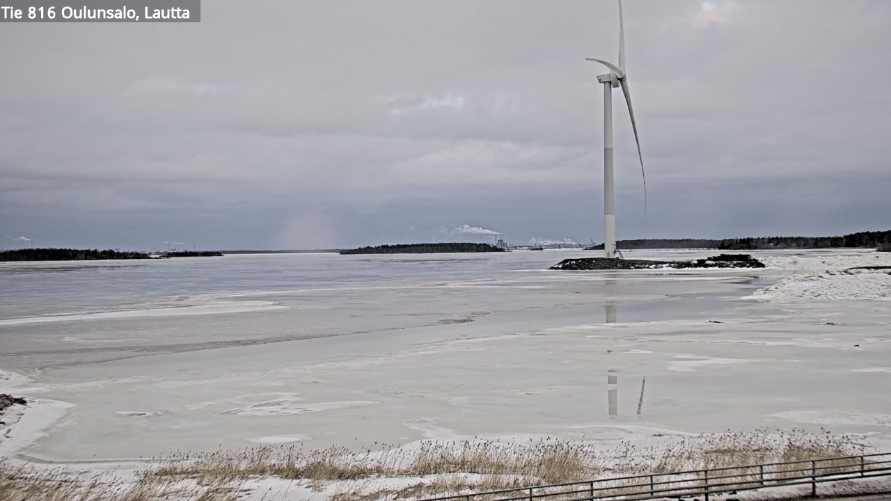 Weather Camera Image Väg 816 Uleåsalo, Oulu, Pohjois-Pohjanmaa