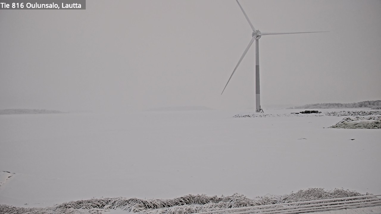 Weather Camera Image Road 816 Oulunsalo, Oulu, Pohjois-Pohjanmaa