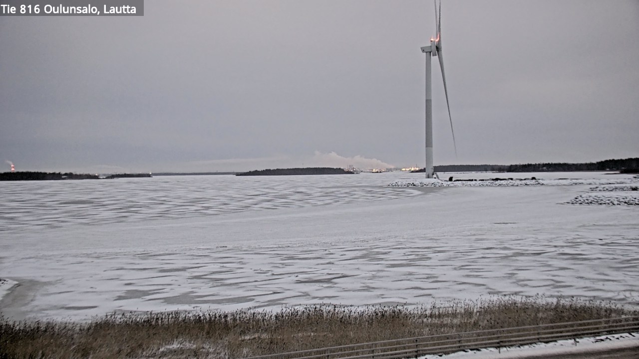 Weather Camera Image Road 816 Oulunsalo, Oulu, Pohjois-Pohjanmaa