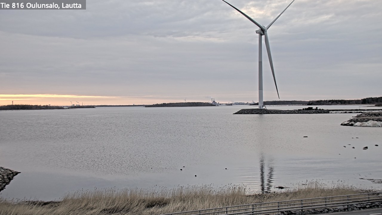 Weather Camera Image Väg 816 Uleåsalo, Oulu, Pohjois-Pohjanmaa