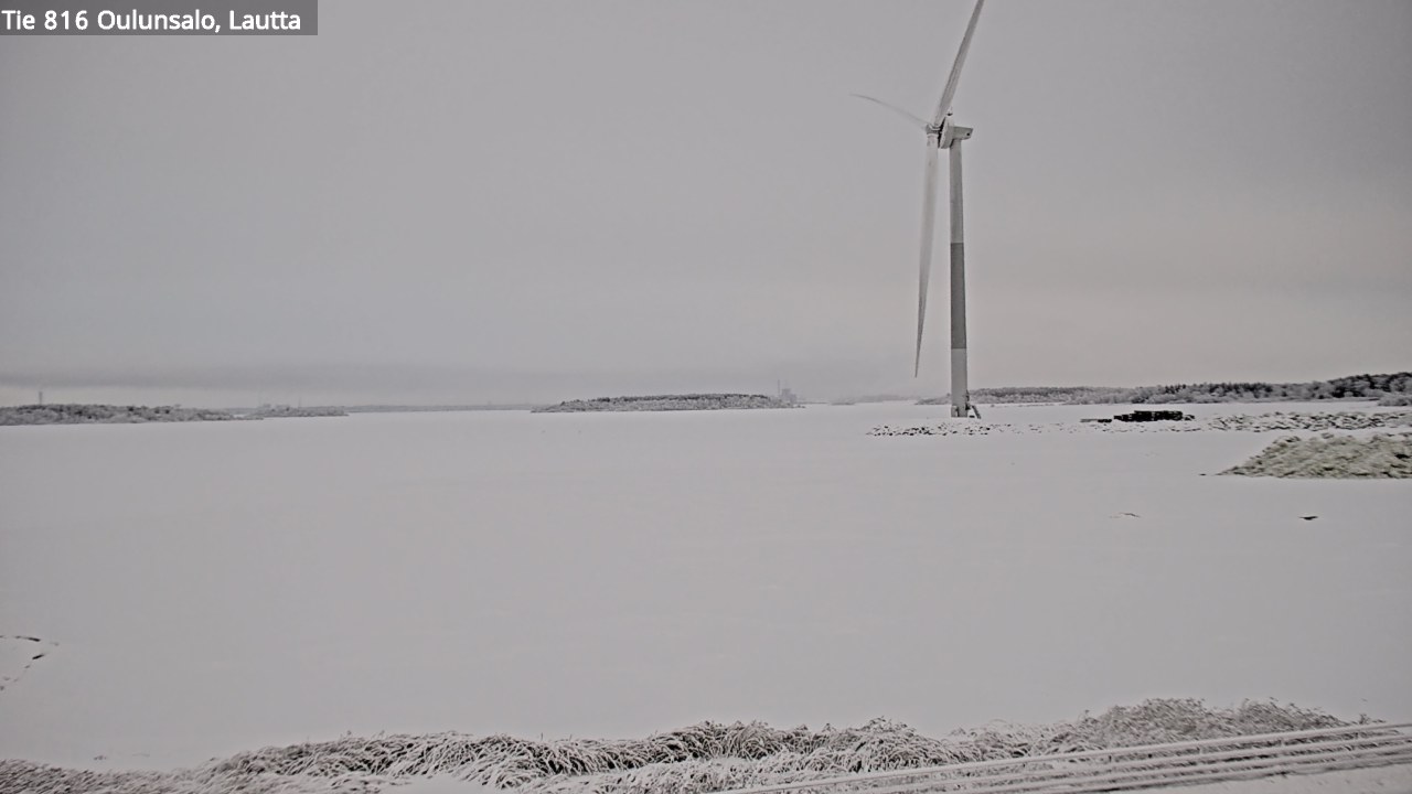 Weather Camera Image Road 816 Oulunsalo, Oulu, Pohjois-Pohjanmaa