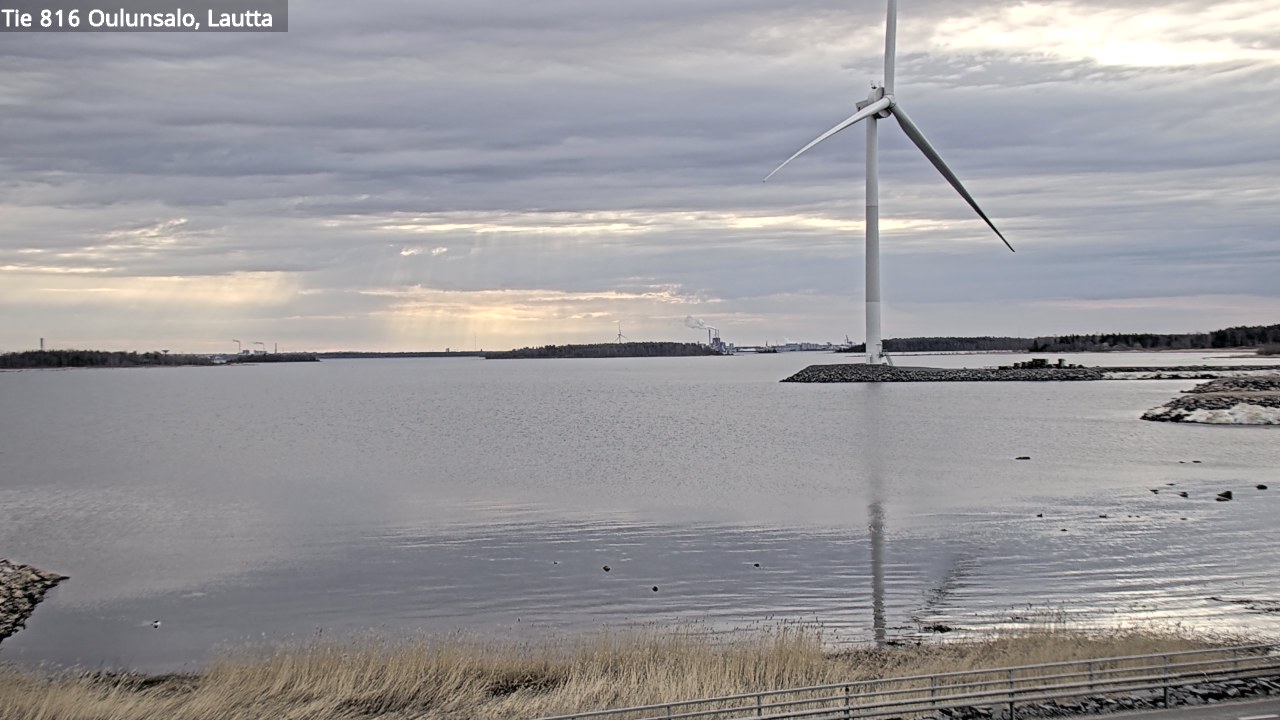 Weather Camera Image Väg 816 Uleåsalo, Oulu, Pohjois-Pohjanmaa