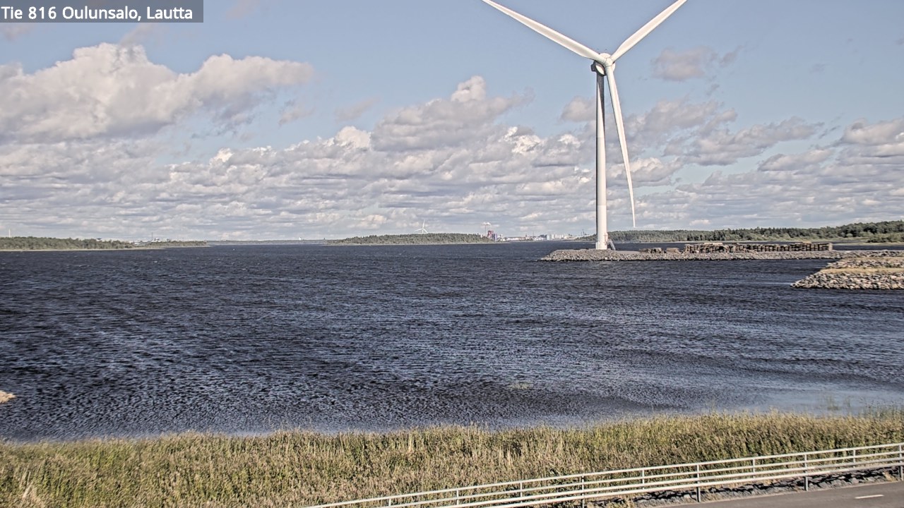 Kelikamerat Kuva Tie 816 Oulunsalo, lauttaranta, Oulu, Pohjois-Pohjanmaa