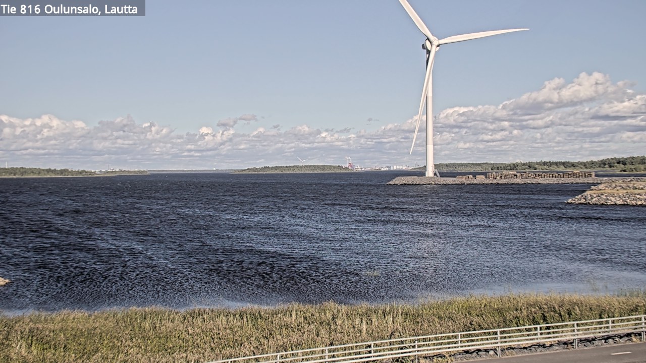 Kelikamerat Kuva Tie 816 Oulunsalo, lauttaranta, Oulu, Pohjois-Pohjanmaa