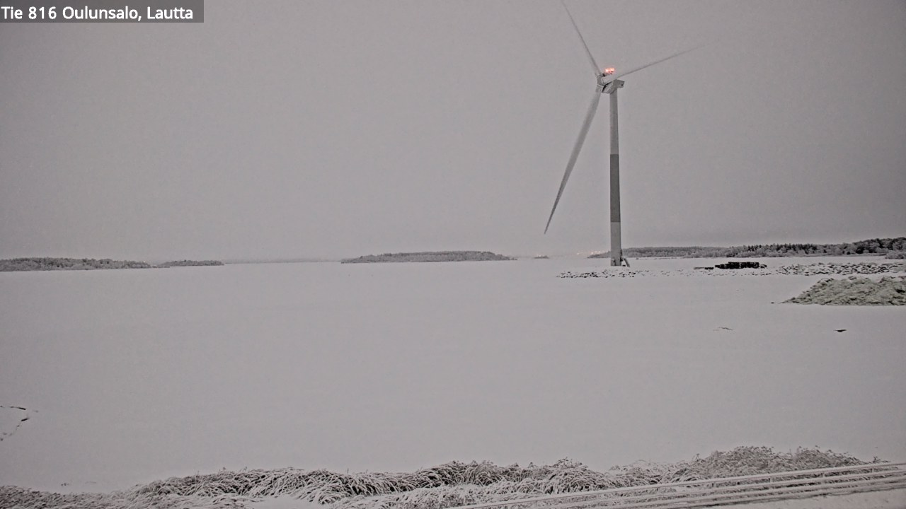 Weather Camera Image Road 816 Oulunsalo, Oulu, Pohjois-Pohjanmaa