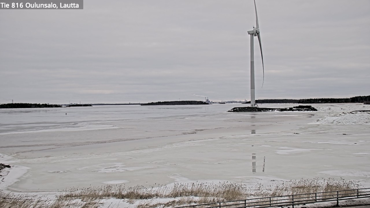 Weather Camera Image Väg 816 Uleåsalo, Oulu, Pohjois-Pohjanmaa