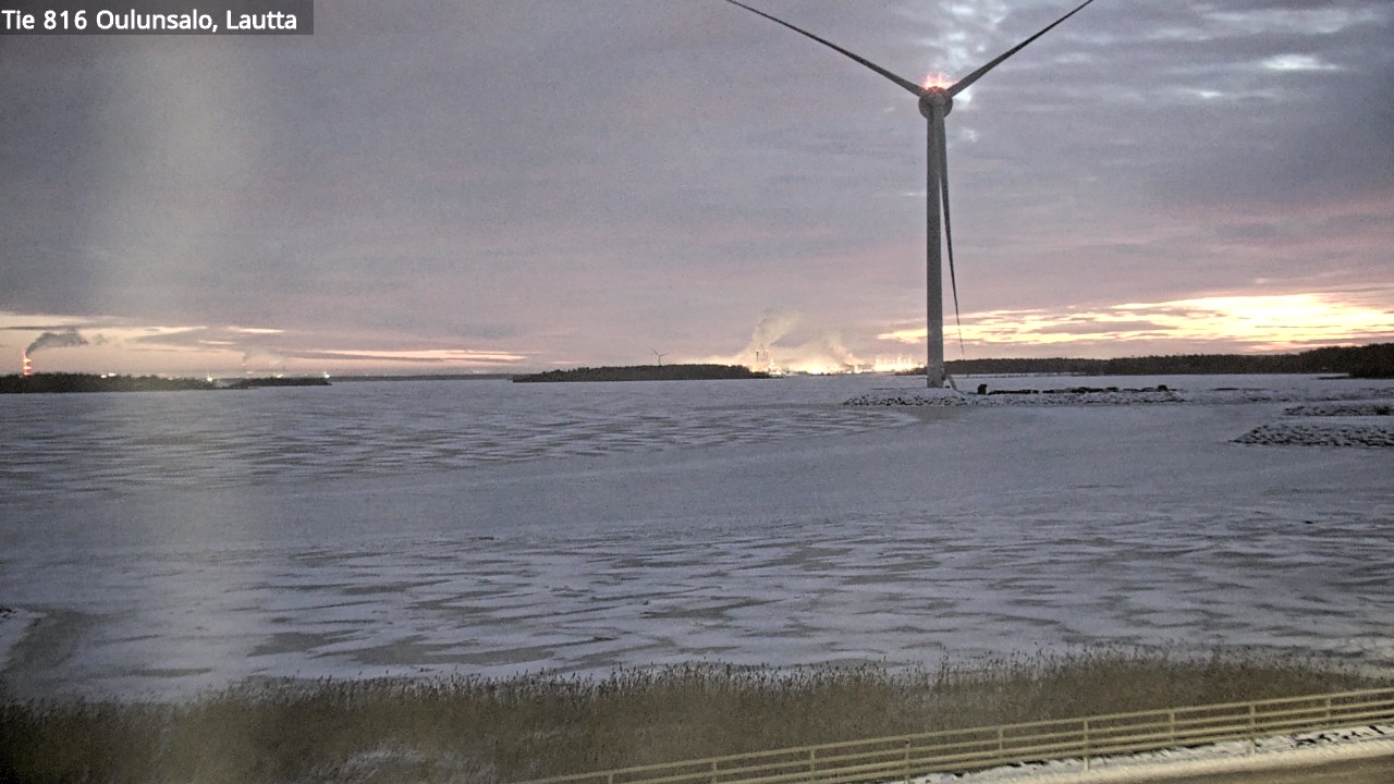 Weather Camera Image Road 816 Oulunsalo, Oulu, Pohjois-Pohjanmaa