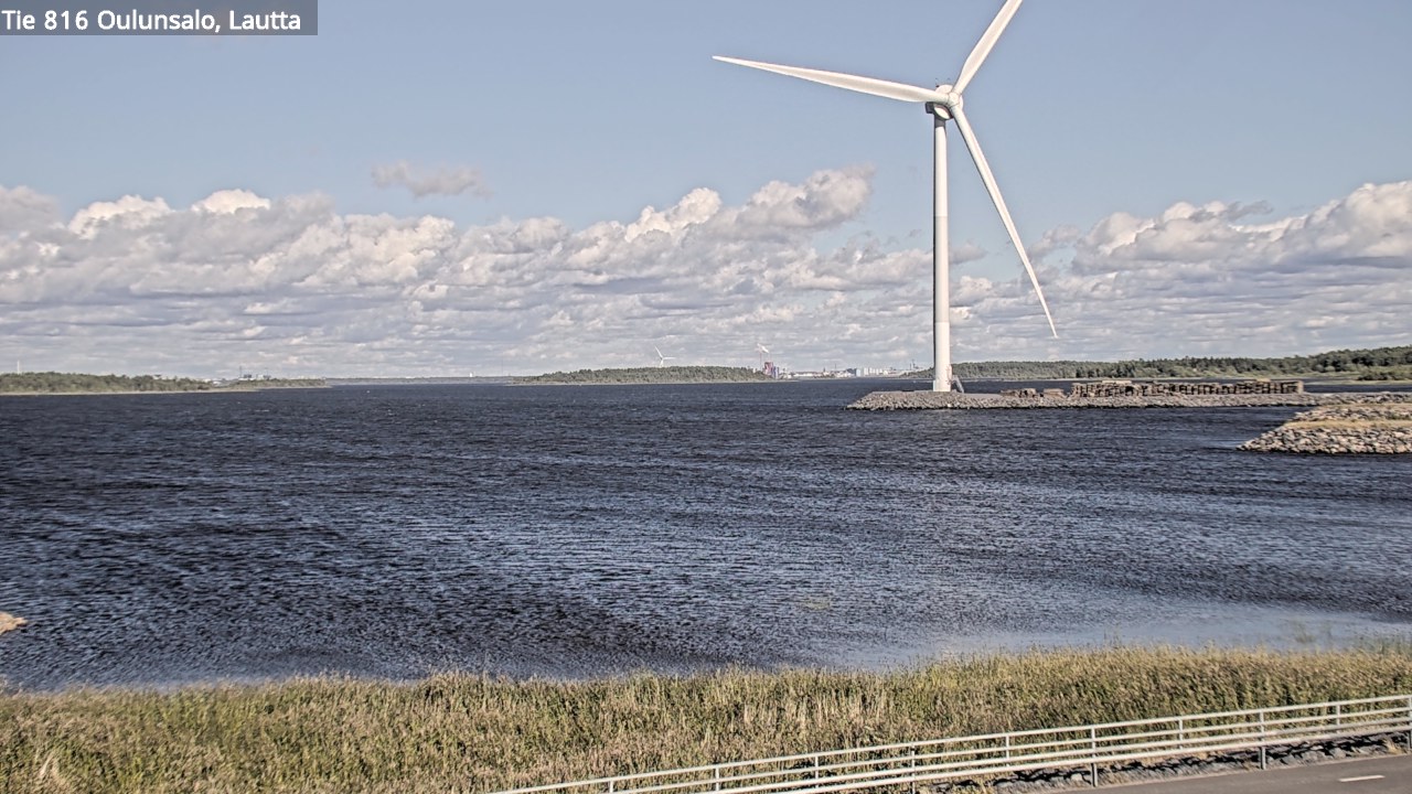 Kelikamerat Kuva Tie 816 Oulunsalo, lauttaranta, Oulu, Pohjois-Pohjanmaa