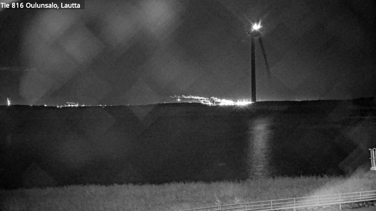 Weather Camera Image Väg 816 Uleåsalo, Oulu, Pohjois-Pohjanmaa
