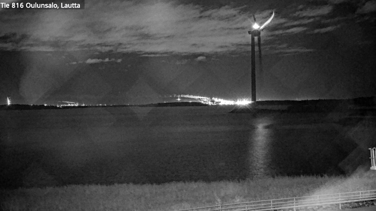 Weather Camera Image Väg 816 Uleåsalo, Oulu, Pohjois-Pohjanmaa