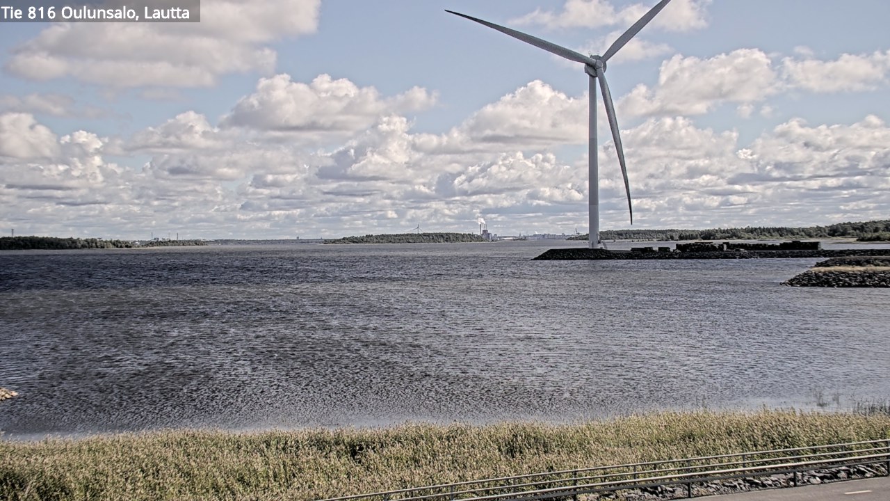 Kelikamerat Kuva Tie 816 Oulunsalo, lauttaranta, Oulu, Pohjois-Pohjanmaa