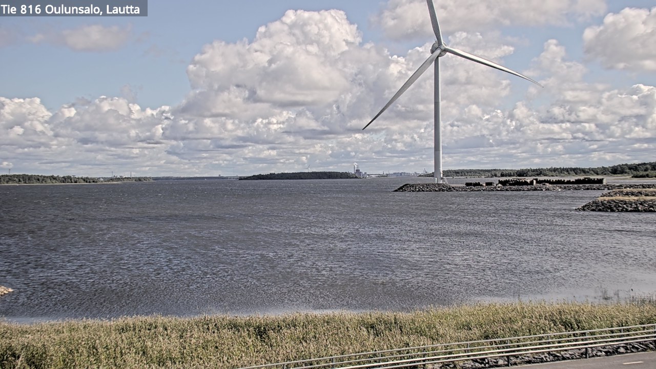 Kelikamerat Kuva Tie 816 Oulunsalo, lauttaranta, Oulu, Pohjois-Pohjanmaa