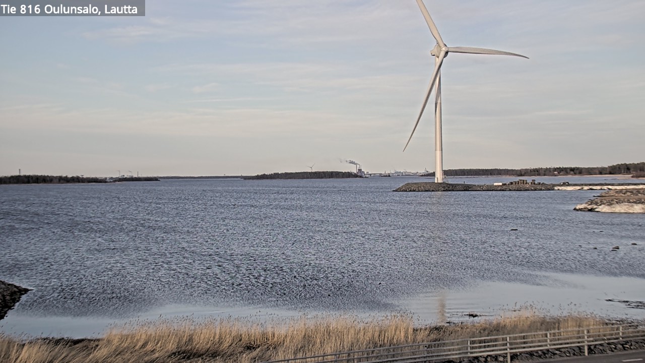 Weather Camera Image Väg 816 Uleåsalo, Oulu, Pohjois-Pohjanmaa
