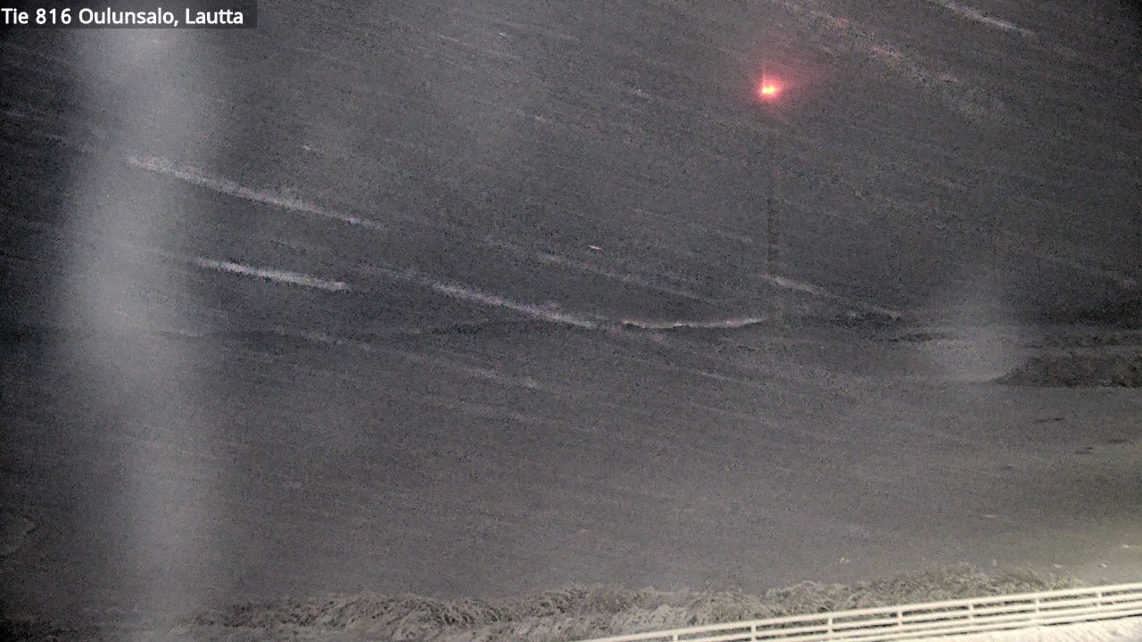 Weather Camera Image Road 816 Oulunsalo, Oulu, Pohjois-Pohjanmaa