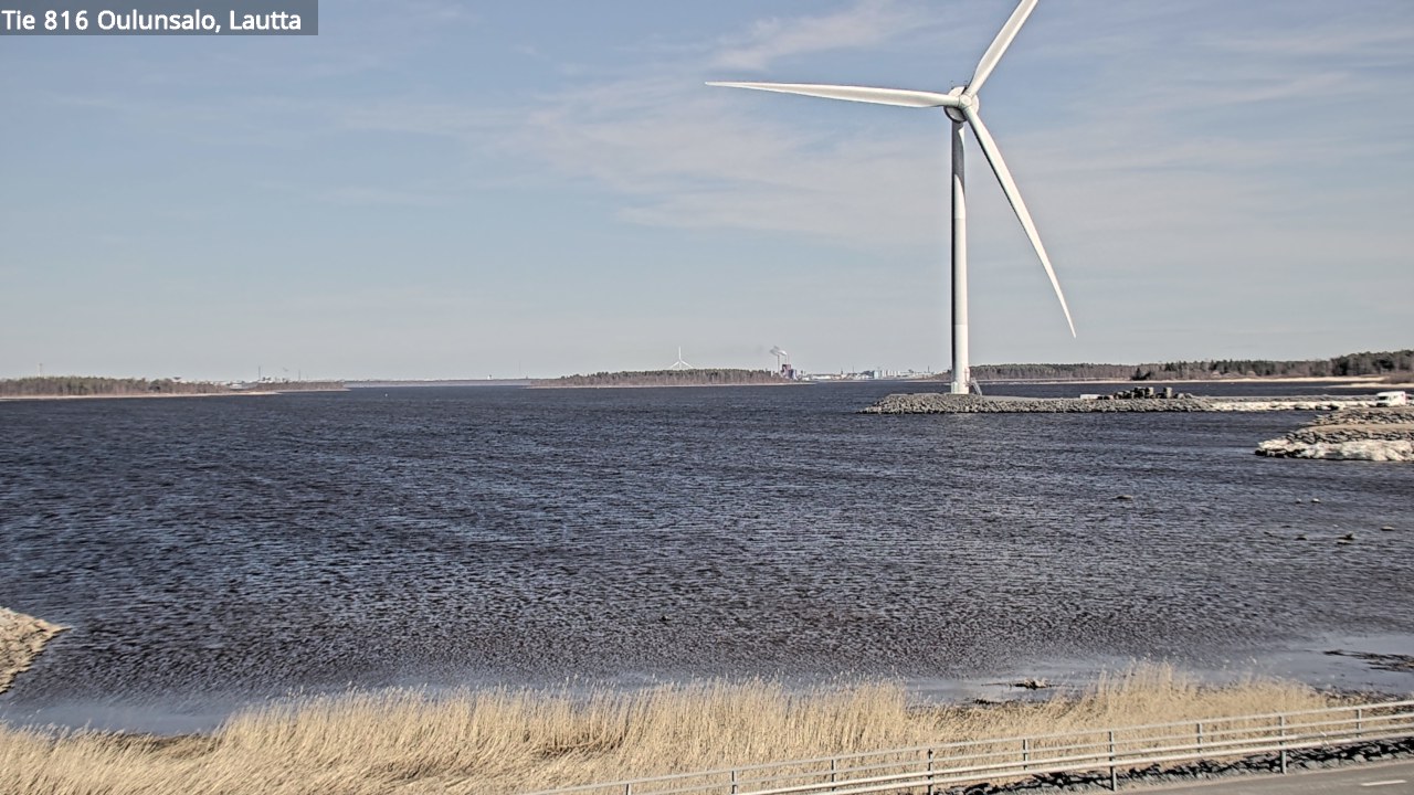 Weather Camera Image Väg 816 Uleåsalo, Oulu, Pohjois-Pohjanmaa