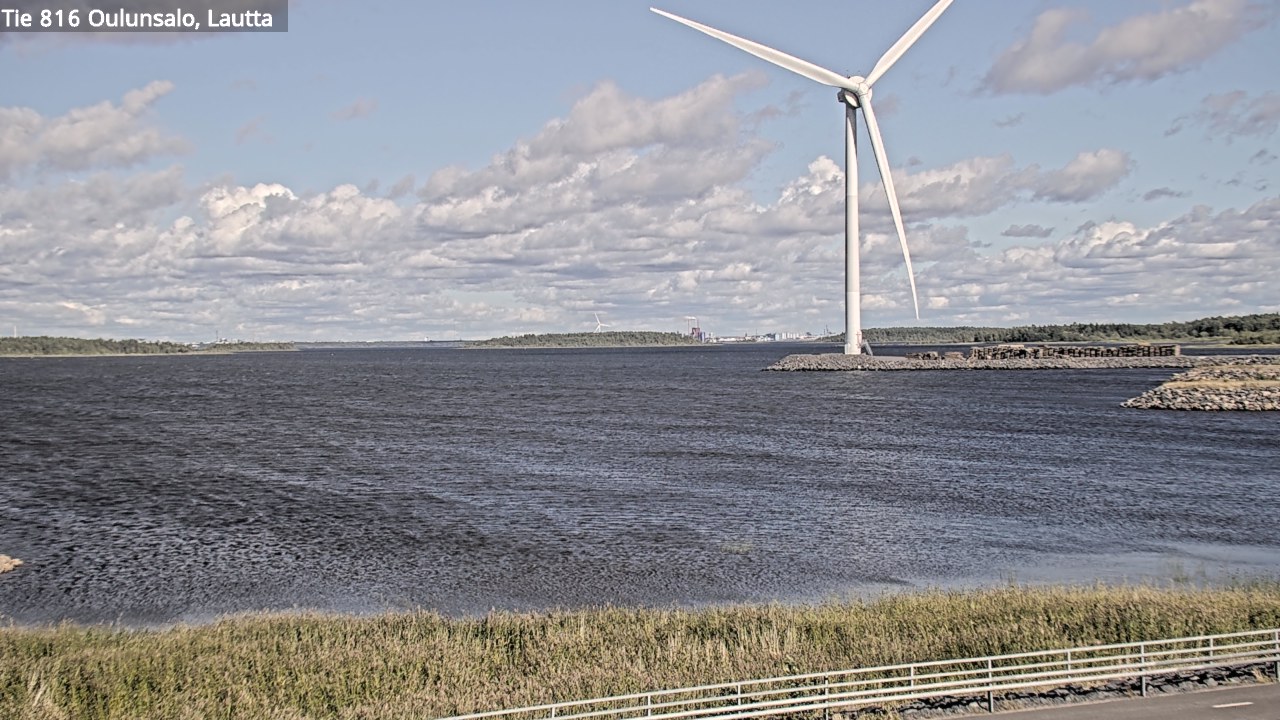 Kelikamerat Kuva Tie 816 Oulunsalo, lauttaranta, Oulu, Pohjois-Pohjanmaa