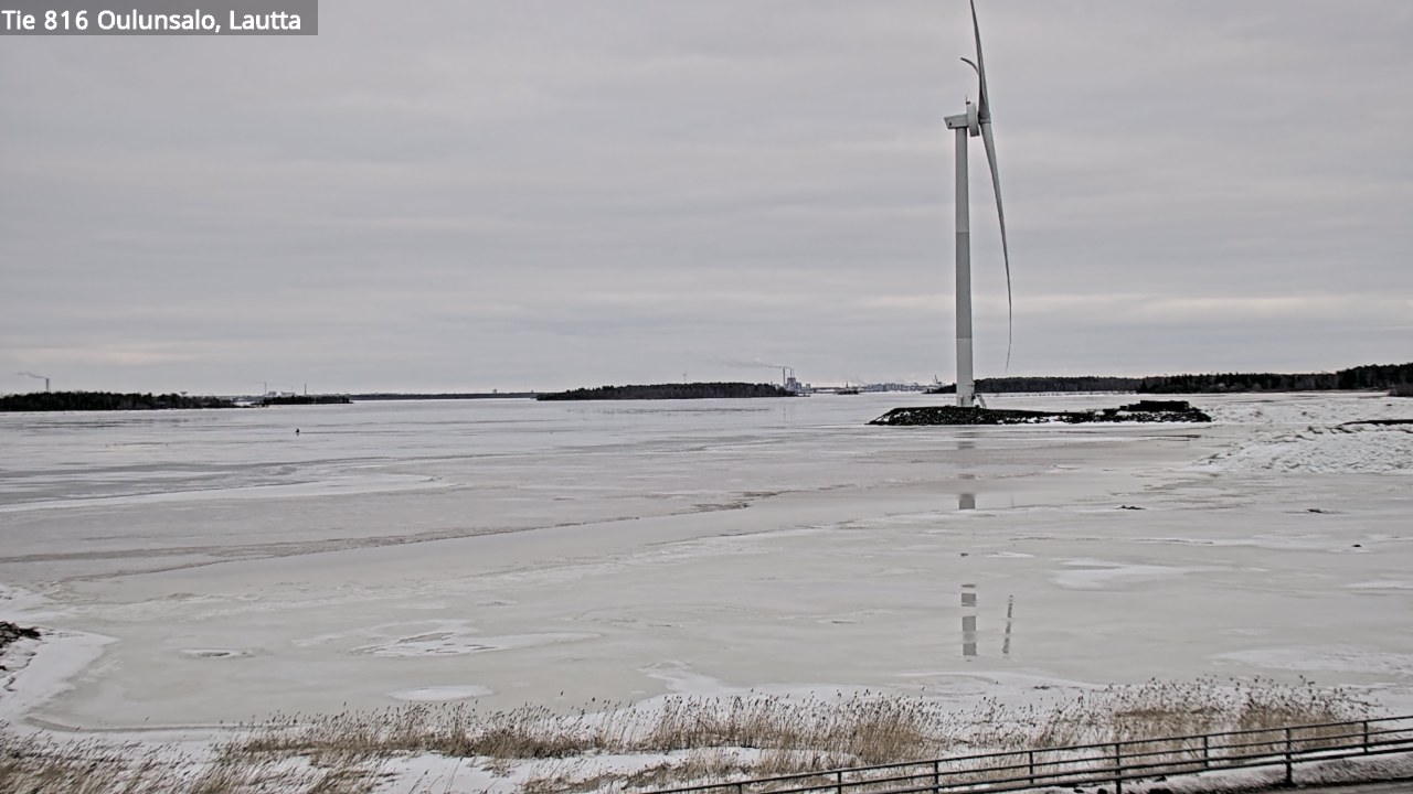 Weather Camera Image Väg 816 Uleåsalo, Oulu, Pohjois-Pohjanmaa