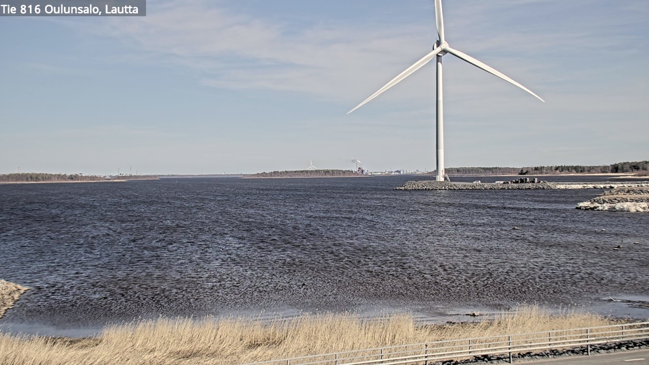 Weather Camera Image Väg 816 Uleåsalo, Oulu, Pohjois-Pohjanmaa