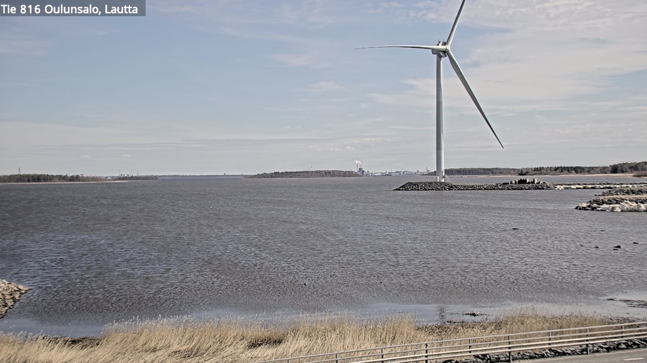 Kelikamerat Kuva Tie 816 Oulunsalo, lauttaranta, Oulu, Pohjois-Pohjanmaa