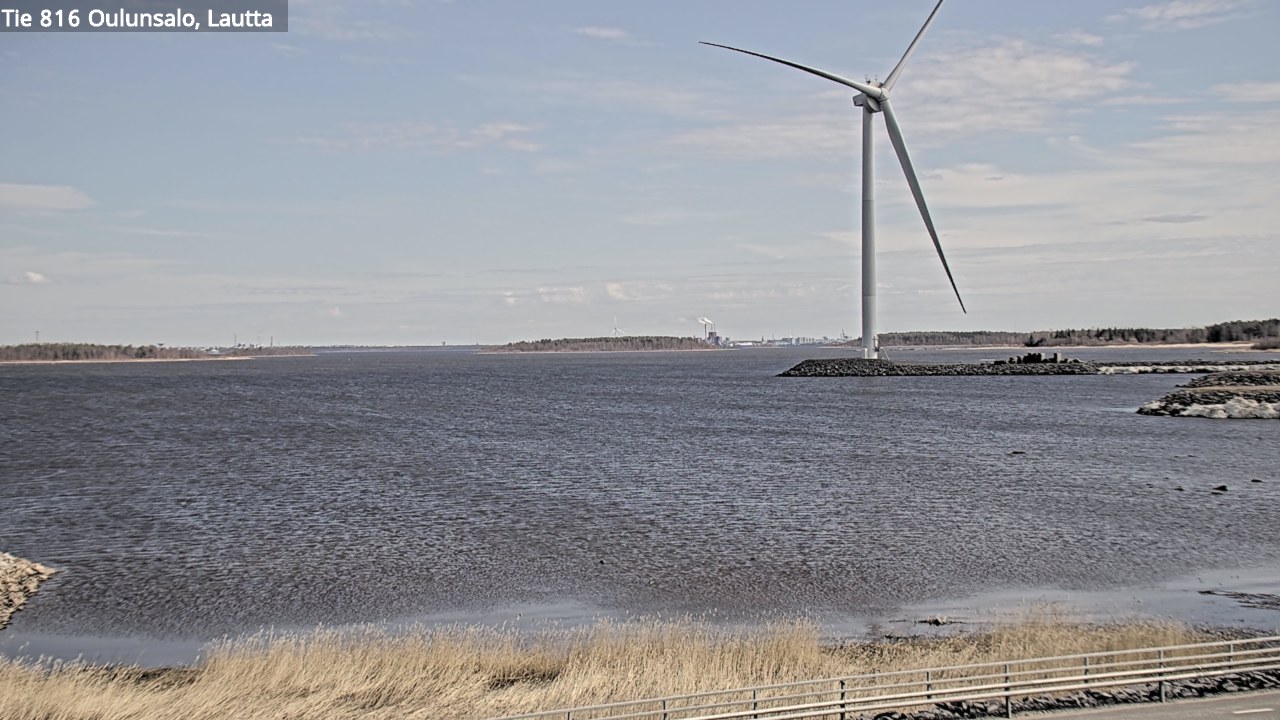 Kelikamerat Kuva Tie 816 Oulunsalo, lauttaranta, Oulu, Pohjois-Pohjanmaa