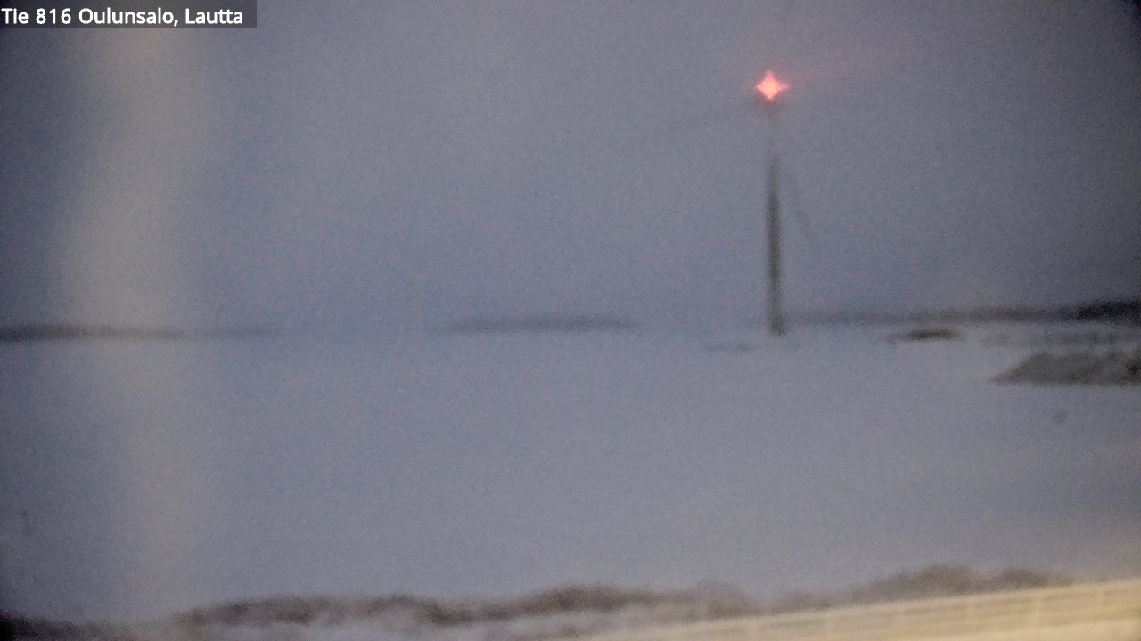 Weather Camera Image Road 816 Oulunsalo, Oulu, Pohjois-Pohjanmaa