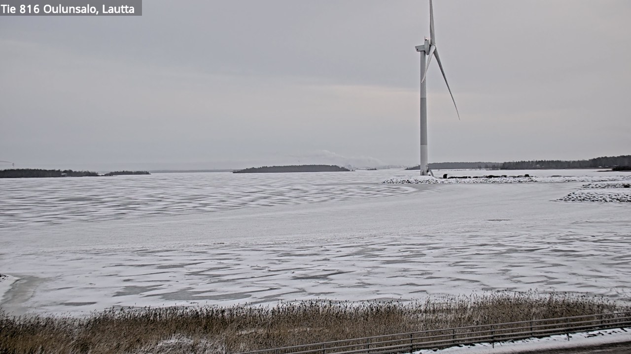 Weather Camera Image Road 816 Oulunsalo, Oulu, Pohjois-Pohjanmaa