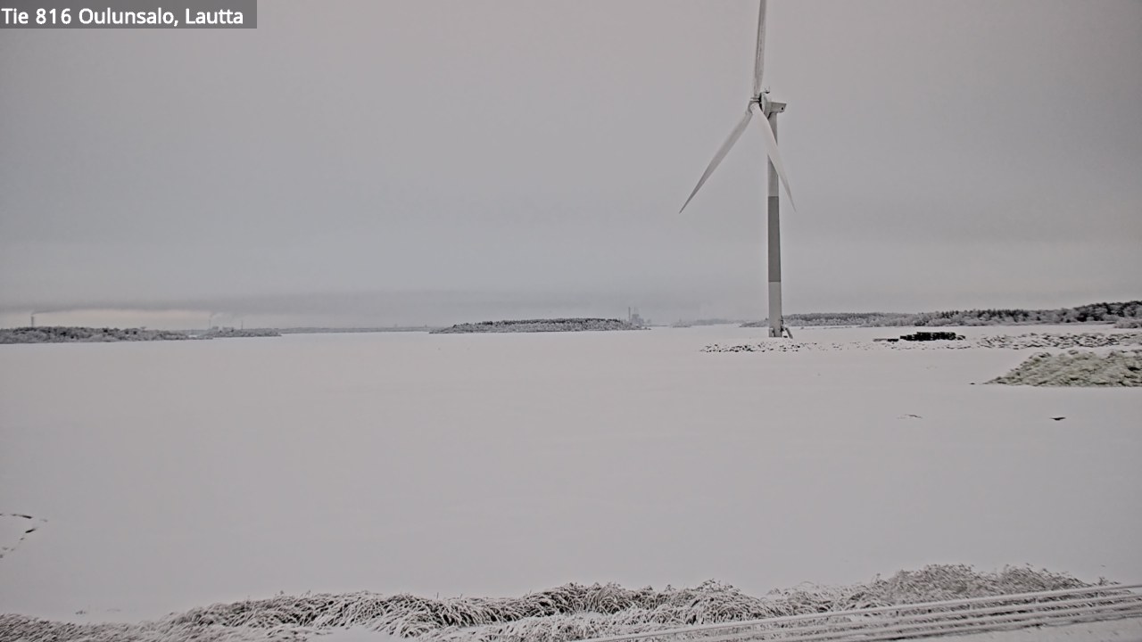 Weather Camera Image Road 816 Oulunsalo, Oulu, Pohjois-Pohjanmaa