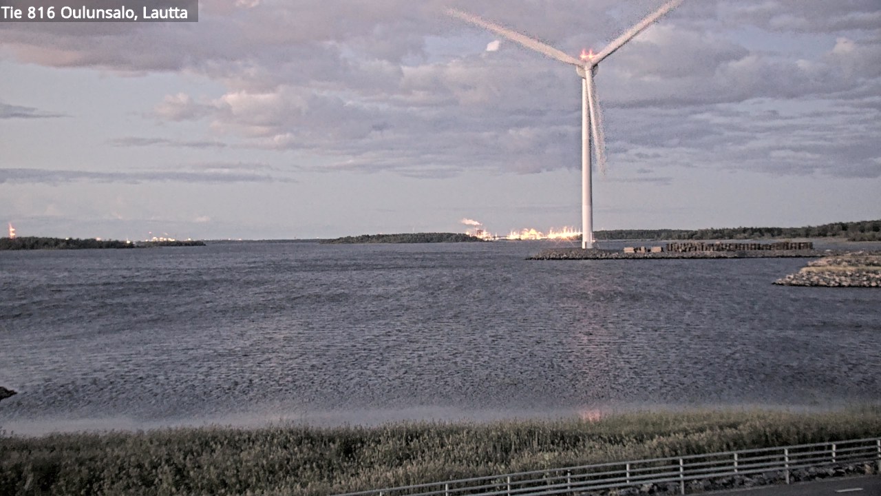 Kelikamerat Kuva Tie 816 Oulunsalo, lauttaranta, Oulu, Pohjois-Pohjanmaa