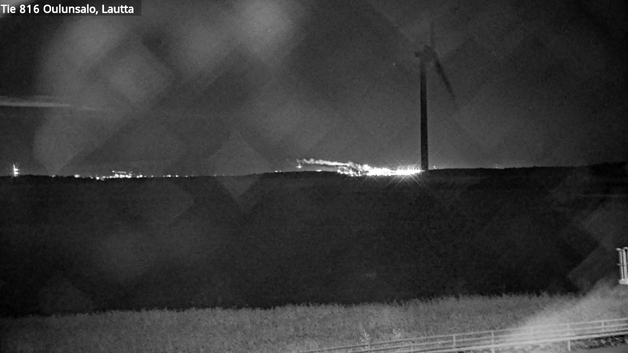 Weather Camera Image Väg 816 Uleåsalo, Oulu, Pohjois-Pohjanmaa