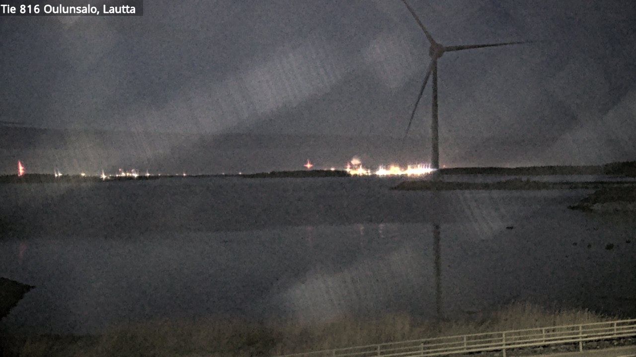 Weather Camera Image Väg 816 Uleåsalo, Oulu, Pohjois-Pohjanmaa
