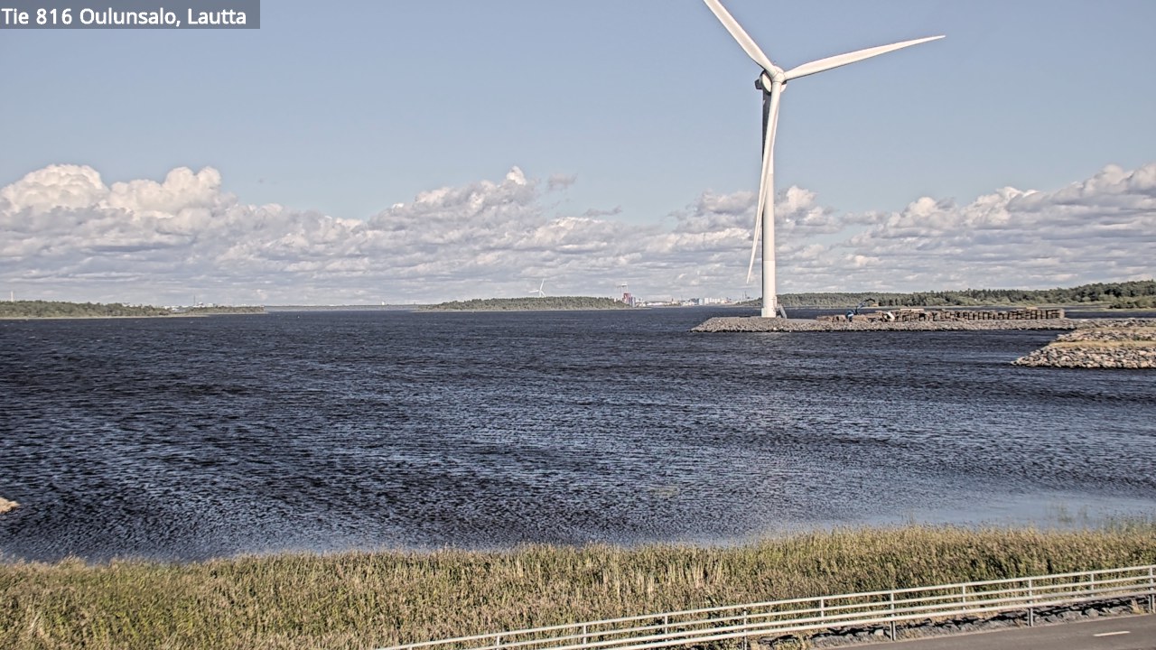 Kelikamerat Kuva Tie 816 Oulunsalo, lauttaranta, Oulu, Pohjois-Pohjanmaa