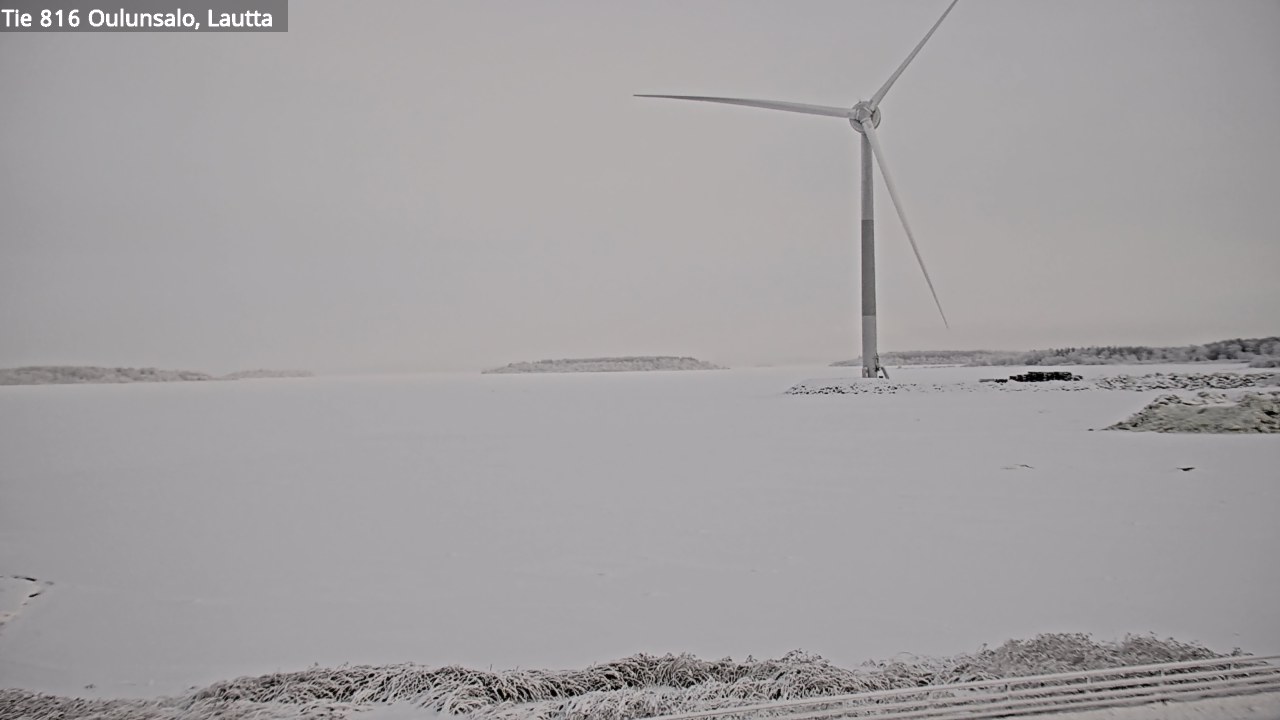 Weather Camera Image Road 816 Oulunsalo, Oulu, Pohjois-Pohjanmaa