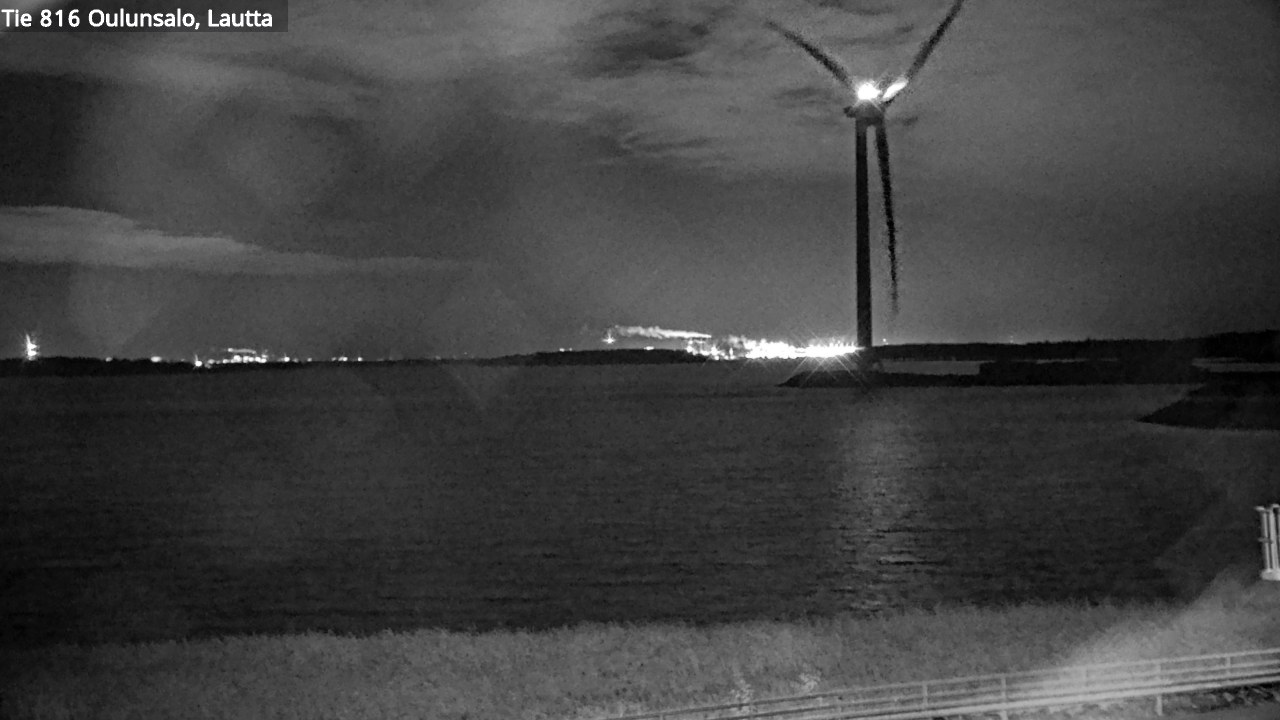 Weather Camera Image Väg 816 Uleåsalo, Oulu, Pohjois-Pohjanmaa