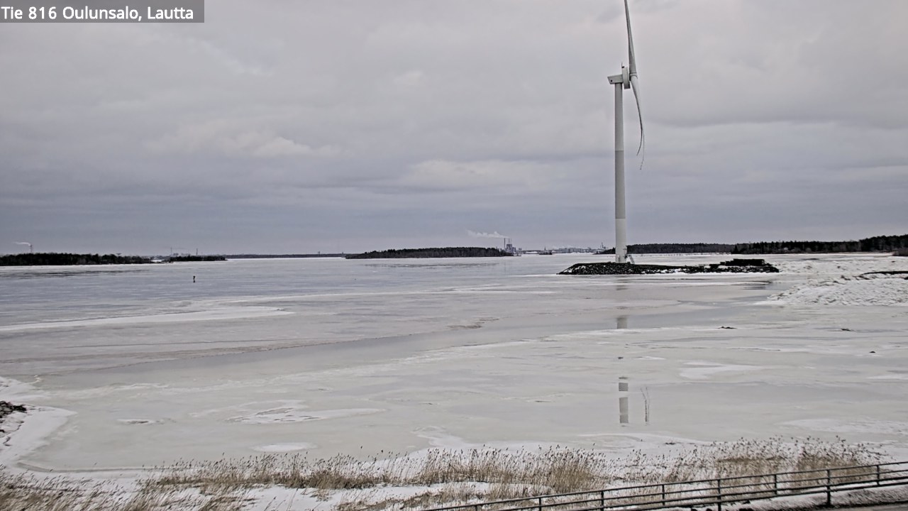 Weather Camera Image Väg 816 Uleåsalo, Oulu, Pohjois-Pohjanmaa