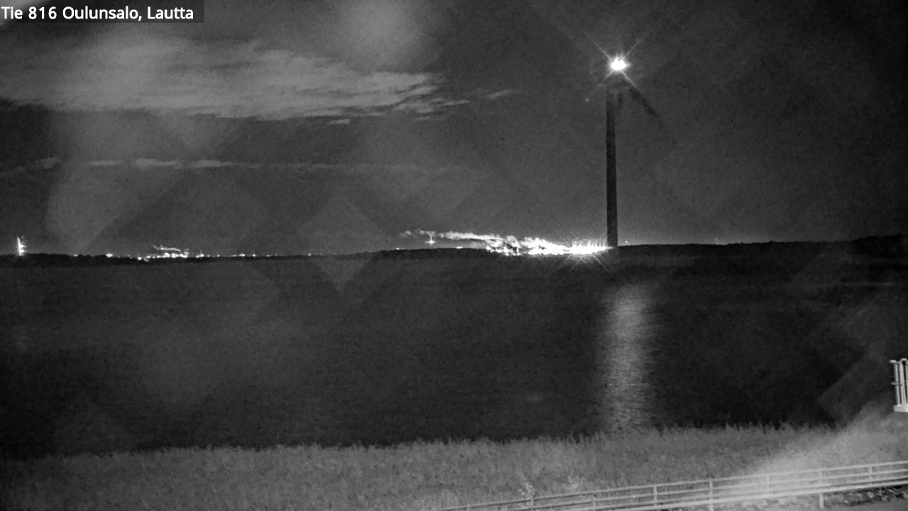 Weather Camera Image Väg 816 Uleåsalo, Oulu, Pohjois-Pohjanmaa