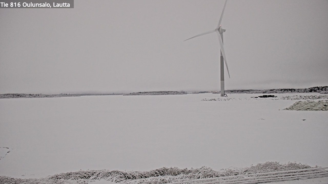 Weather Camera Image Road 816 Oulunsalo, Oulu, Pohjois-Pohjanmaa