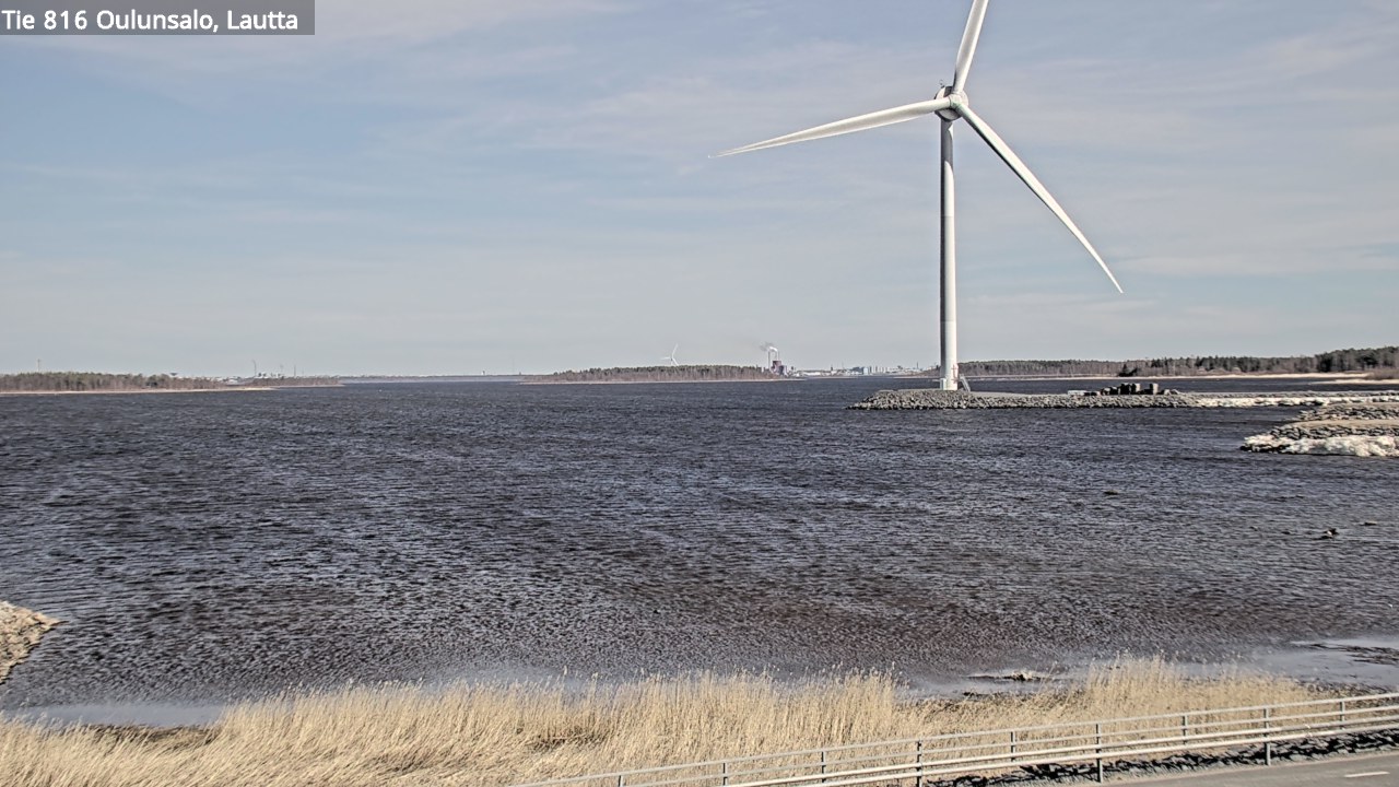 Weather Camera Image Väg 816 Uleåsalo, Oulu, Pohjois-Pohjanmaa
