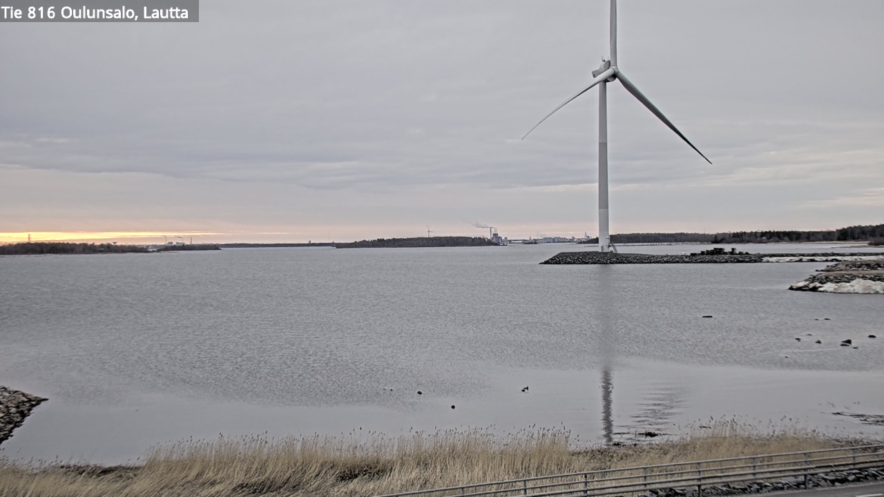 Weather Camera Image Väg 816 Uleåsalo, Oulu, Pohjois-Pohjanmaa