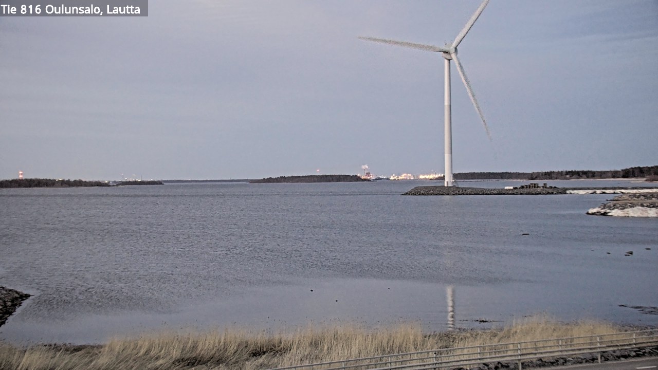 Weather Camera Image Väg 816 Uleåsalo, Oulu, Pohjois-Pohjanmaa